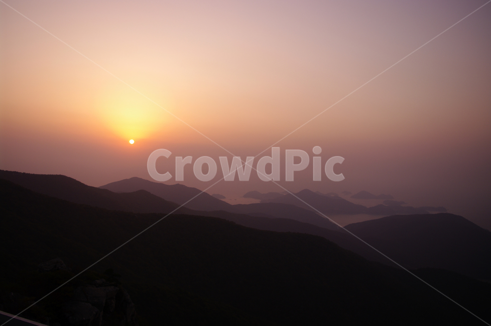 노을,하늘,산,구름,일출,풍경,자연,풍경,nature,landscape,outdoors,옥외