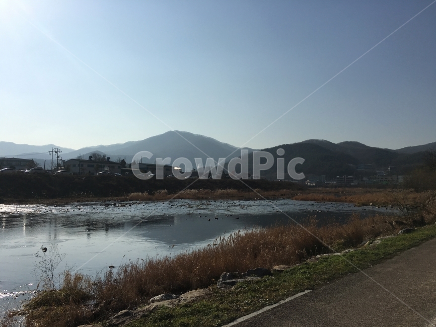 곤지암천,산,1월,2016년,풍경,시골,마을,풍경,landscape,country,rural,town