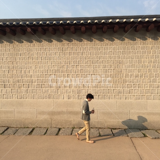 감성,그림자,인물,필름,경복궁