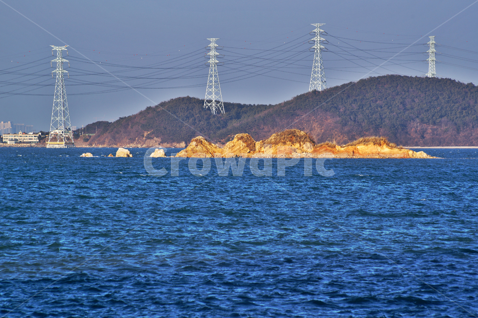선재도,옹진군,서해,바다,인천,섬,대부도,송전탑,철탑,자연,풍경,nature,landscape