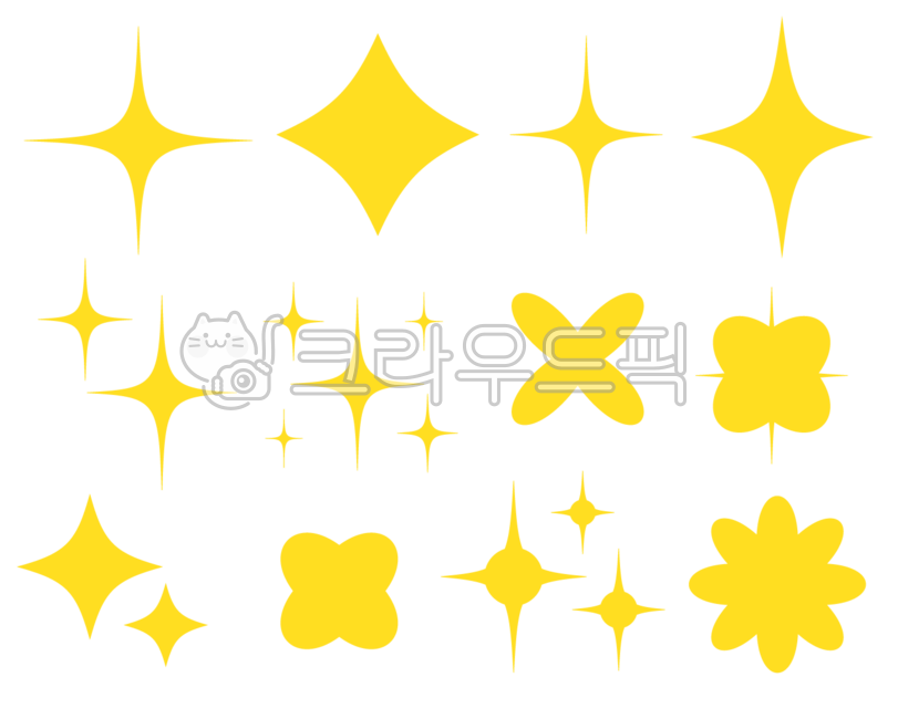 반짝, 반짝반짝, 다이아몬드, 별, 별일러스트, 사진,이미지,일러스트,캘리그라피 - 살풋작가