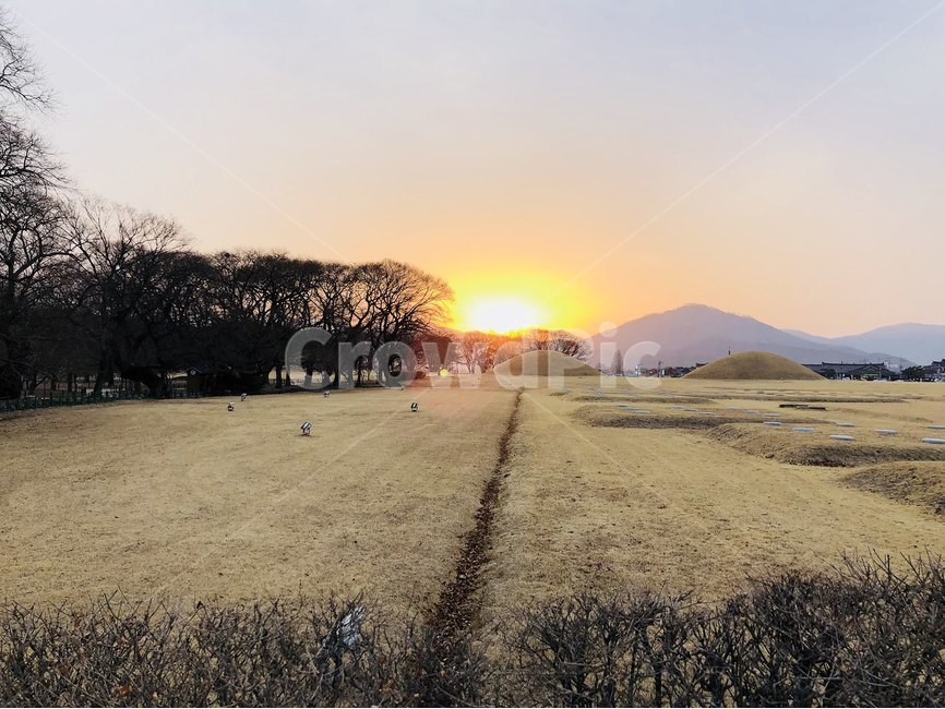 석양,노을,풍경,계절풍경,경주주주첨성대,자연,풍경,nature,landscape,ground,바닥,outdoors,옥외,light,빛,flare,플레어