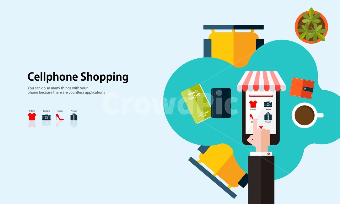 책상,의자,휴대폰,터치,쇼핑,아이콘,플랫디자인,일러스트,쇼핑,shopping,그래픽,일러스트레이션,graphic,illustration