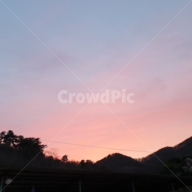 노을,석양,sunset,하늘,pinksky