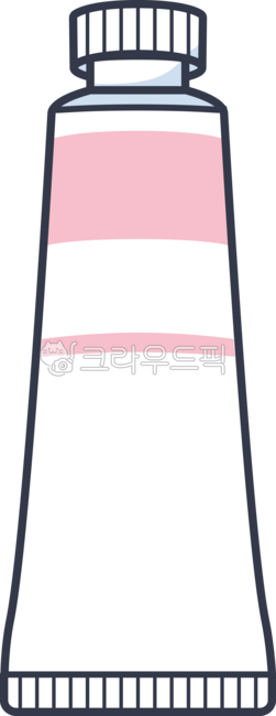 Paint tube,color tube,paint,art supplies,cosmetics,pink,tube container,design props,paint,tube