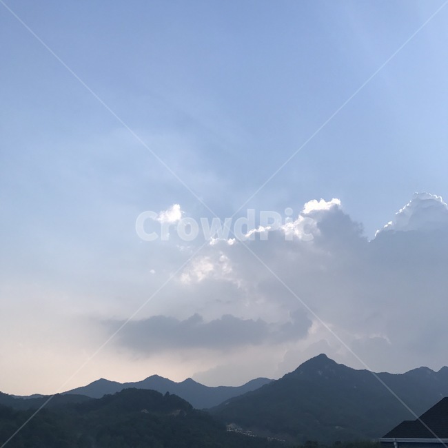 산,구름,하늘,빛,sky,cloud,mountain,blue,white,sunlight,light
