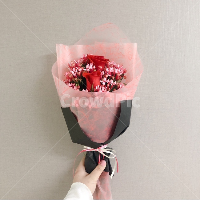 꽃,장미,빨간색,꽃다발,레드,빨강,핑크