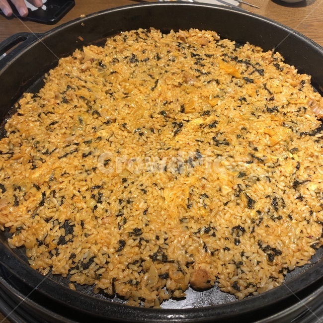 볶음밥,밥,김,음식,철판,rice,누룽지