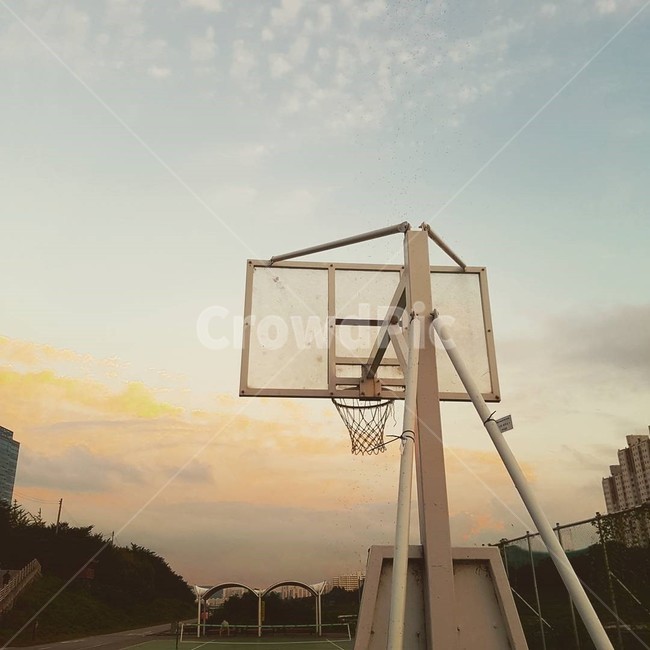 풍경,농구대,네트,스포츠,농구,basketball,landscape,안양천