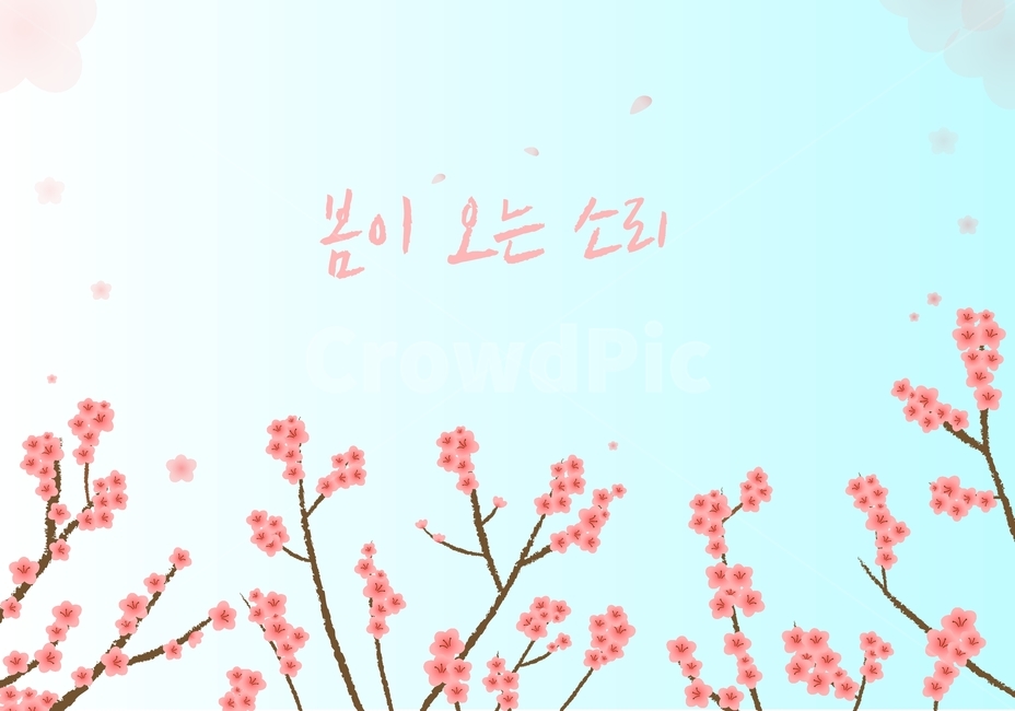 벚꽃,하늘,봄,팝업,플랫디자인,일러스트,봄,계절,spring,season,그래픽,일러스트레이션,graphic,illustration,plant,식물