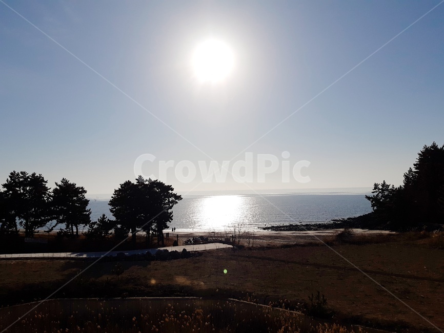 바다,하늘,풍경,맑은하늘,배경,여름,자연,풍경,nature,landscape,light,빛,flare,플레어,sunlight,햇빛,outdoors,옥외
