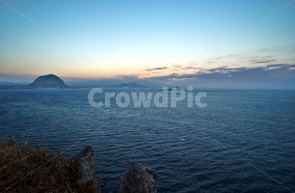 송악산,산방산,제주,서귀포,바다,일몰,형제섬,자연,풍경,nature,landscape,제주도,jeju,jeju island,promontory,곶,outdoors,옥외,land,땅