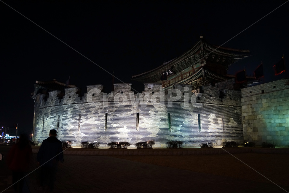 성,조명,야경,수원성,수원,한국,빛,공원,castle,lighting,nightview,suwoncastle,suwon,korea,light,park