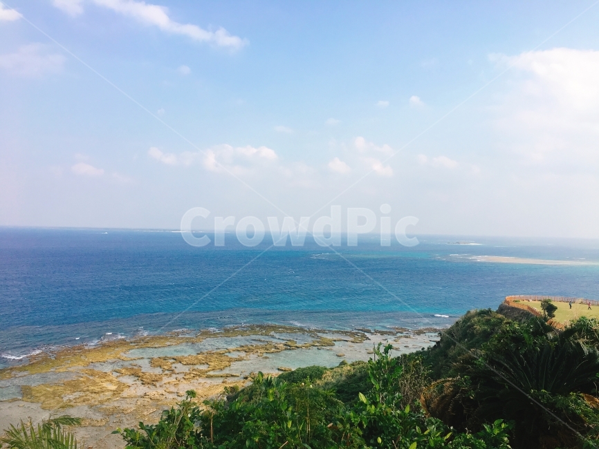 바다,하늘,풍경,구름,일본,자연,풍경,nature,landscape,promontory,곶,outdoors,옥외,land,땅