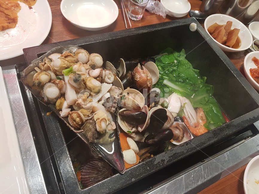 조개,조개찜,해물,해물찜,음식,요리,대합