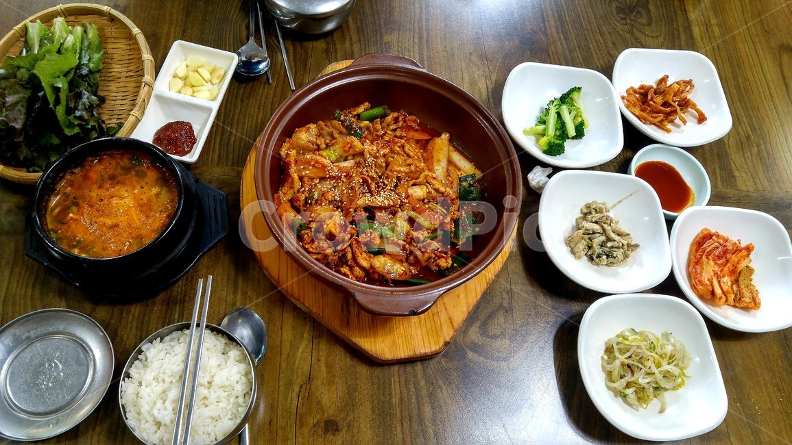 음식,한식,제육,된장,제육볶음,된장찌개,밥,반찬