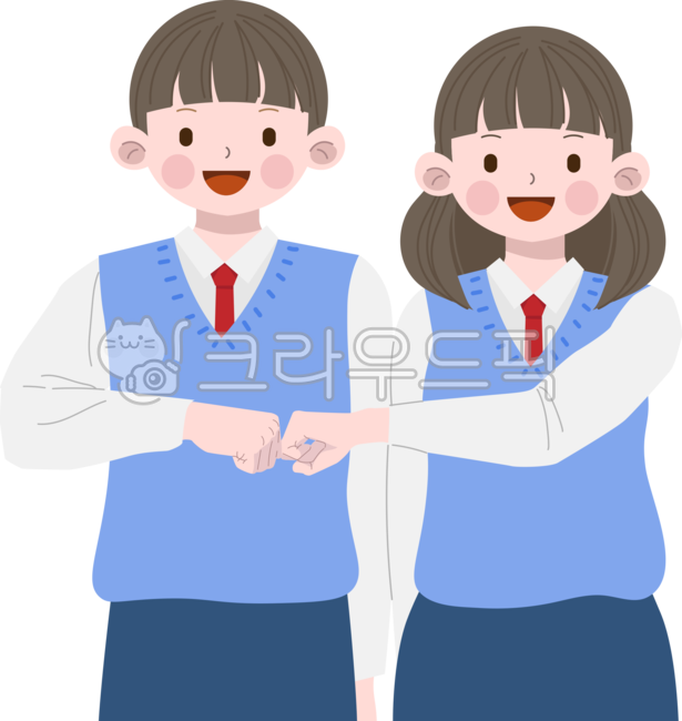 Cheering,Test cheering,CSAT cheering,test,student,sat,Middle schooler,Gosam,middle School,test taker,uniform,3rd year of high school,female,high school student,female student,college entrance exam,student pose