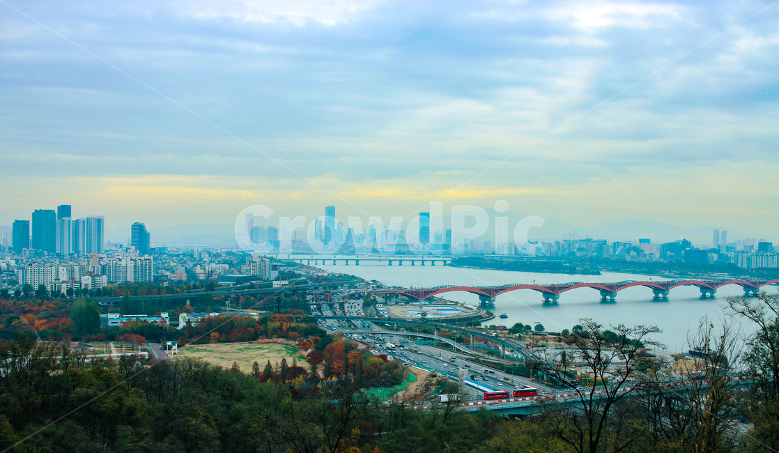 outdoors,옥외,landscape,경치,nature,자연,scenery,풍경,한강,서울,도심,전경,초가을,단풍,하늘,구름,시티뷰,도시,풍경,city,landscape,한국도시풍경,한국도시경관,korea cityscape