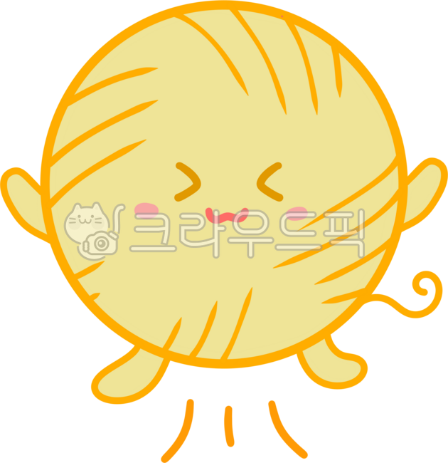 Knitting yarn,ball of yarn,yellow,jump,joy,smiling expression,liveliness,ball of yarn,circular shape,bright feeling,energy,pleasure,character,cuteness,pastel tone,positive expression,sunny feeling,vibrancy,round,cheerfulness,yellow kni
