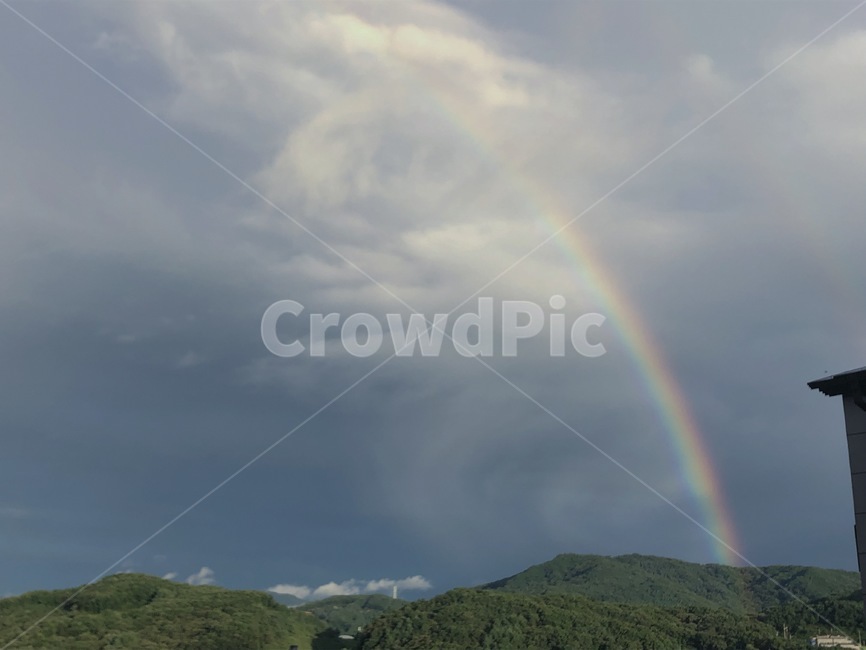 하늘,자연,무지개,rainbow,color,구름