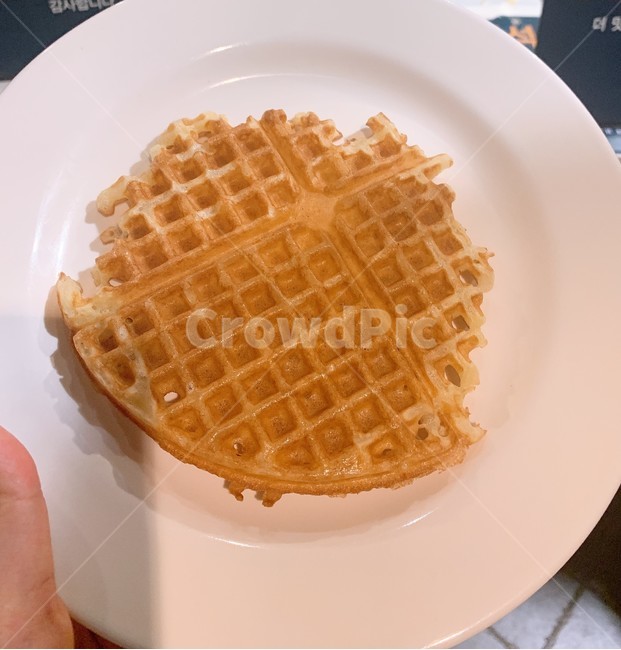 와플,뷔페,waffle,굽기,접시