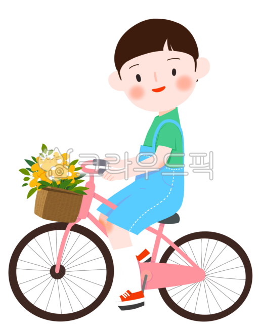 riding a bike,environment,flower basket,bicycle,children,Boys,picnic,boy