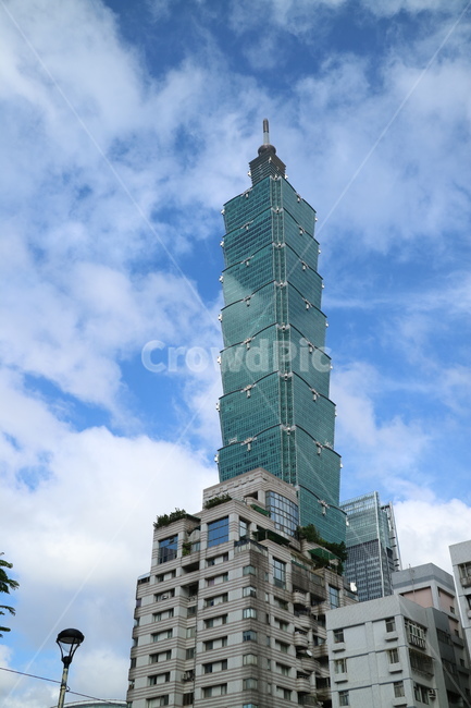 sky,taiwan,Taipei 101,sight,building