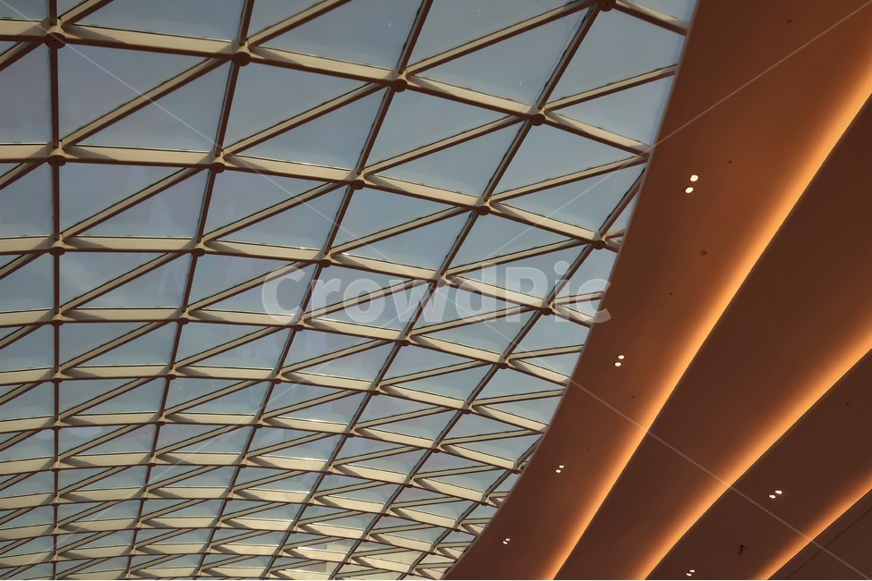 천장,천정,인테리어,대형,강화,유리,창틀,패턴,디자인,하늘