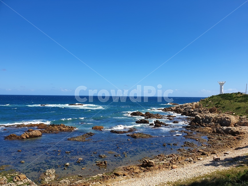 바다,해안,수평선,파랑,자연,nature,물,water,하늘,파란,해변