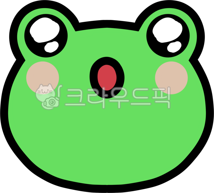 Summer,Frog,Spring,Green Frog,Pond,Keongchip,Frog Character,Animal Face,Frog Emoticon,Green,Beginning of Spring,Croak Croak,Tree Frog,Frog Face,Surprise,Exclamation