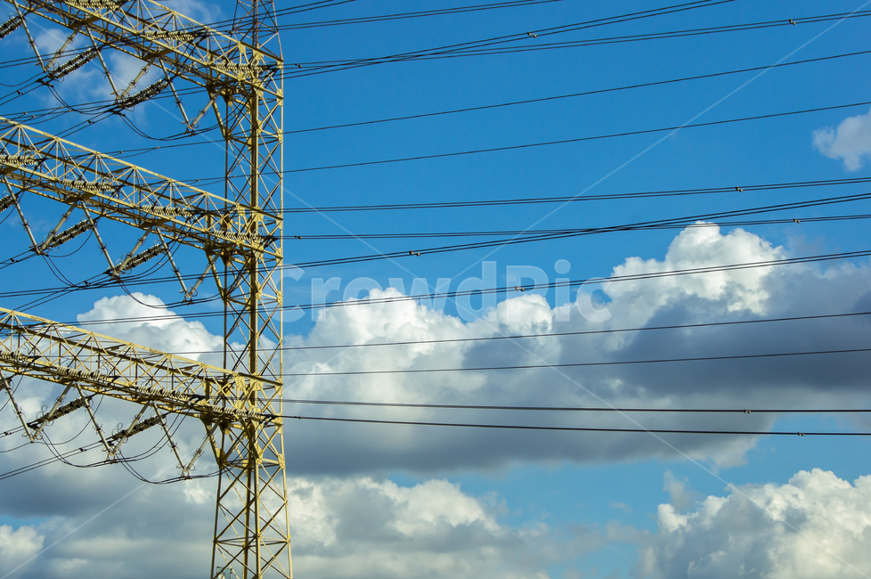 하늘,전선,구름,송전탑,송전,산업,industry,industrial,에너지산업,energy industry,power lines,전력선,cable,케이블,electric transmission tower