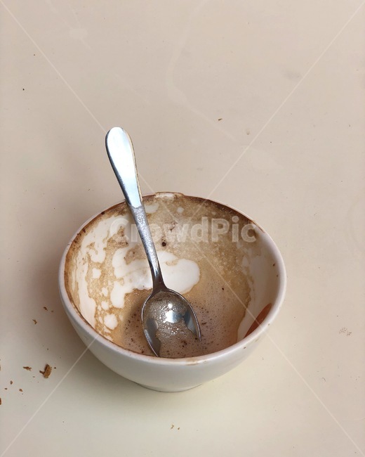 커피,그릇,카페,스푼,커피거품,다마신커피,커피잔,coffee,cafe