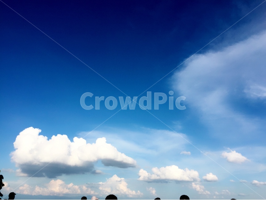 sky,구름,뭉게구름,짙은,파란,자연,풍경,nature,landscape,outdoors,옥외,하늘,azure sky,푸른 하늘