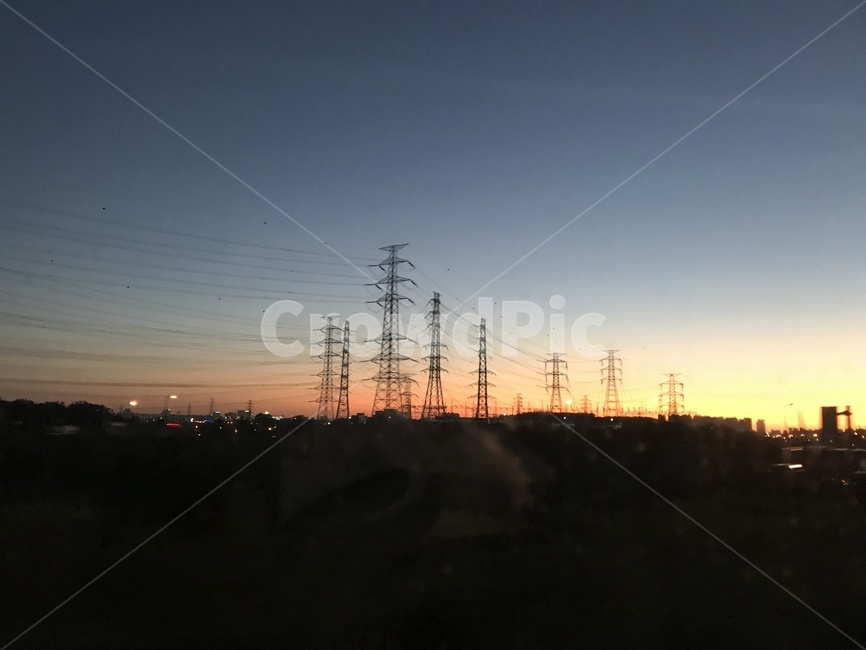 하늘,해질녘,노을,감성,전깃줄,sky,sunset,emotion,sensible,sun,산업,industry,industrial,에너지산업,energy industry