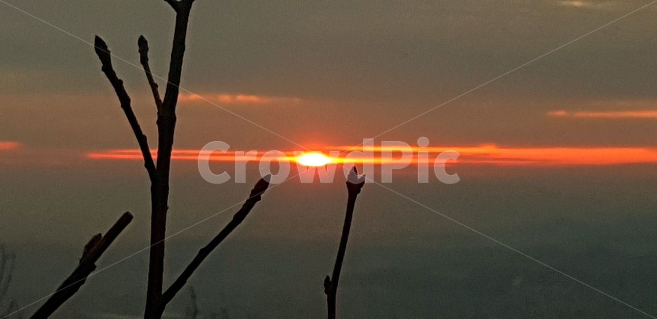 새해,일출,계양산,풍경,해맞이