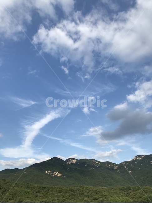 파란하늘,구름,여름하늘,산과하늘,중량천