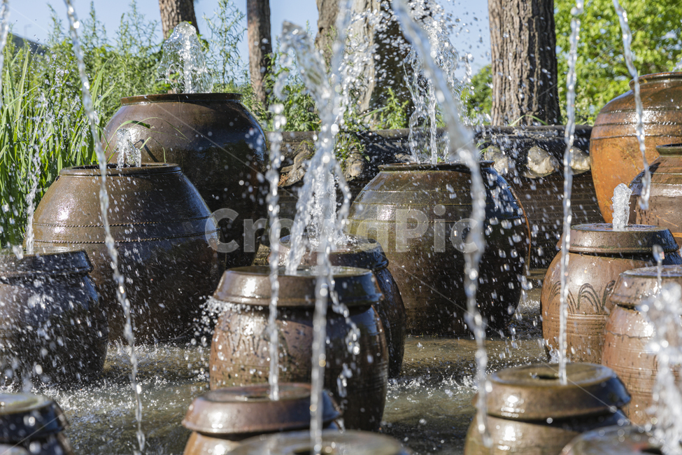 장독대,여름,물,분수,water,fauntain,outdoor,beautiful