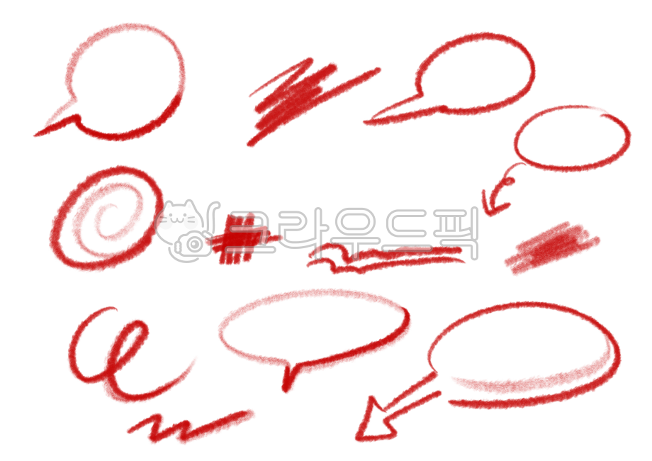 말풍선, 모음, 말풍선모음, 말풍선세트, 세트, 사진,이미지,일러스트,캘리그라피 - nyong illust작가