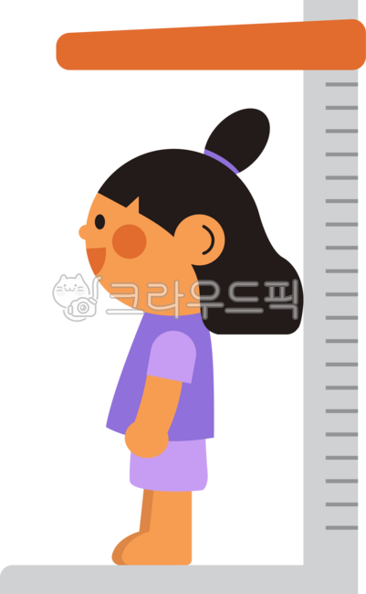Height measurement,height measurement illustration,children,infants,physical examination,physical activity,girls