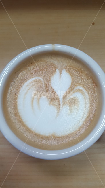 latte art,tulip art,coffee,2tier tulips,Latte