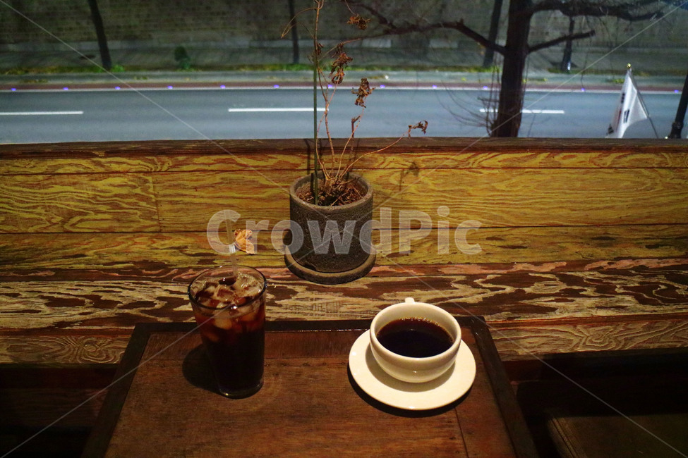 커피,야외,인테리어,디자인,화분,도로,야경,가을,카페,커피,카페,coffee,cafe