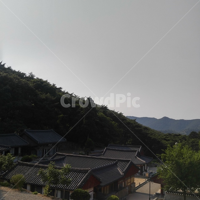 절,한옥,산,하늘,힐링,감성사진