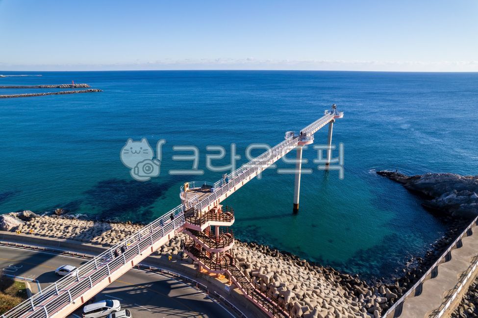 울진,후포항,스카이워크,바다전망대,전망대,다리,파란,바다,물,해안,울진군,aerialview,조감도,bridge