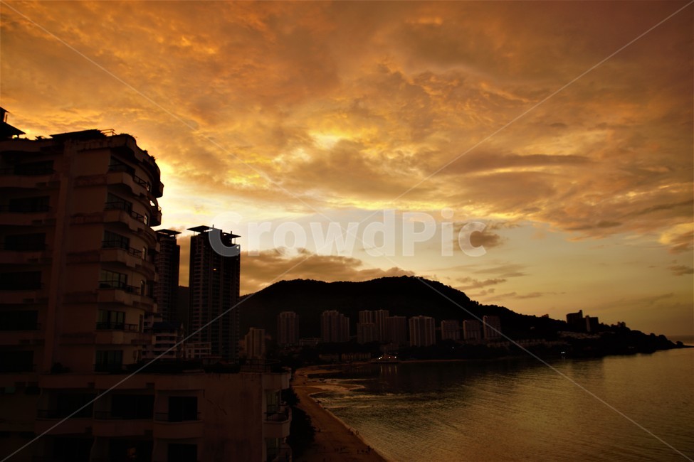 자연,풍경,일몰,구름,하늘,바다,어둠,물,울적,감성,아쉬움,nature,sky,sea,water,sunset,emotion,도시,풍경,city,landscape,실루엣,그림자,silhouette,shadow,outdoors,옥외