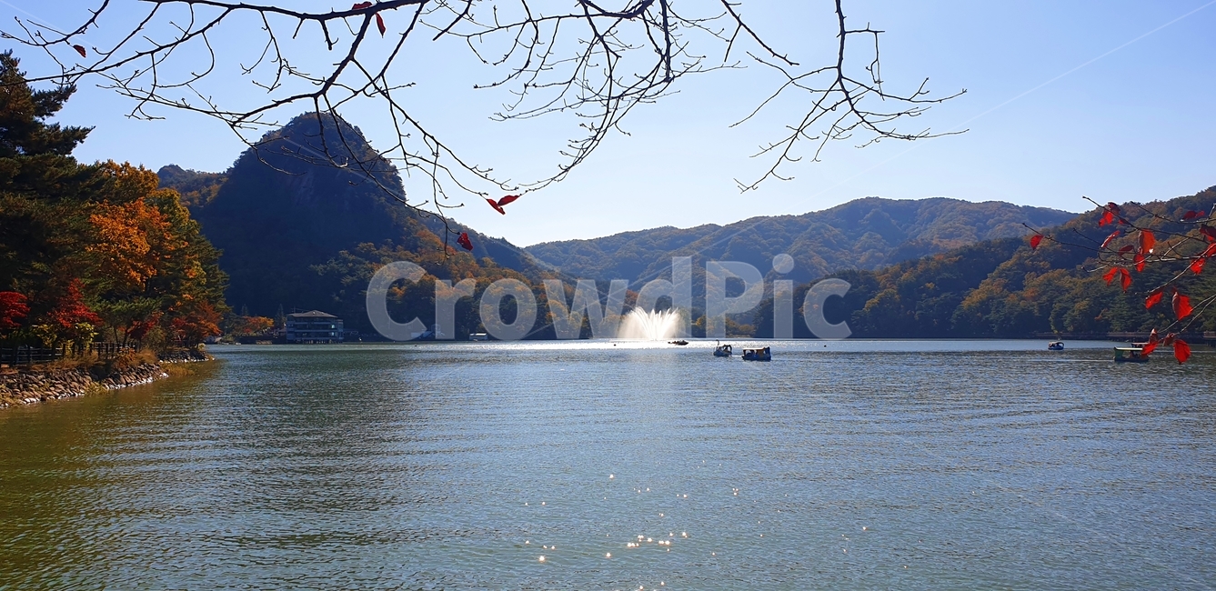 산정호수,호수,단풍,물가,호수단풍,낙엽,가을,계절,fall,autumn,season,nature,자연,outdoors,옥외,water,물,lake