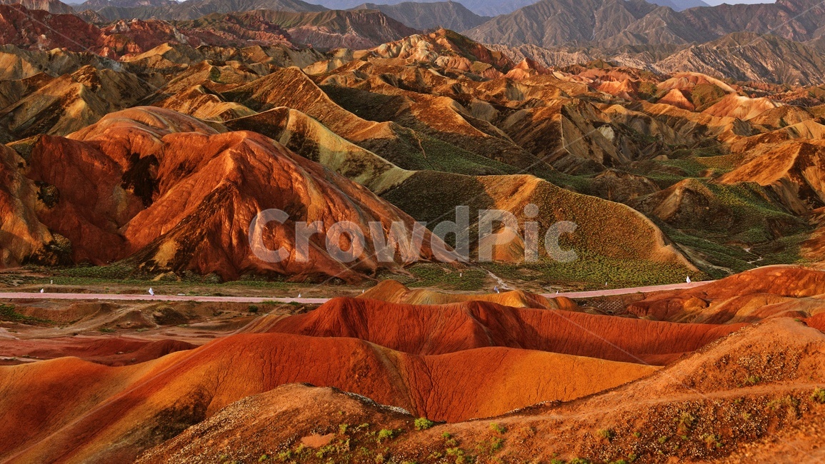 중국,장액,장예,칠채산,산골,길,nature,자연,outdoors,옥외,scenery,풍경,landscape,경치,mountain,산,valley,골짜기,mountainrange,산맥,자연,풍경,nature,landscape,해외,외국,세계,foreign,oversea,world,세계자연풍경,해외자연풍경,외국자연풍경,world nature landscape