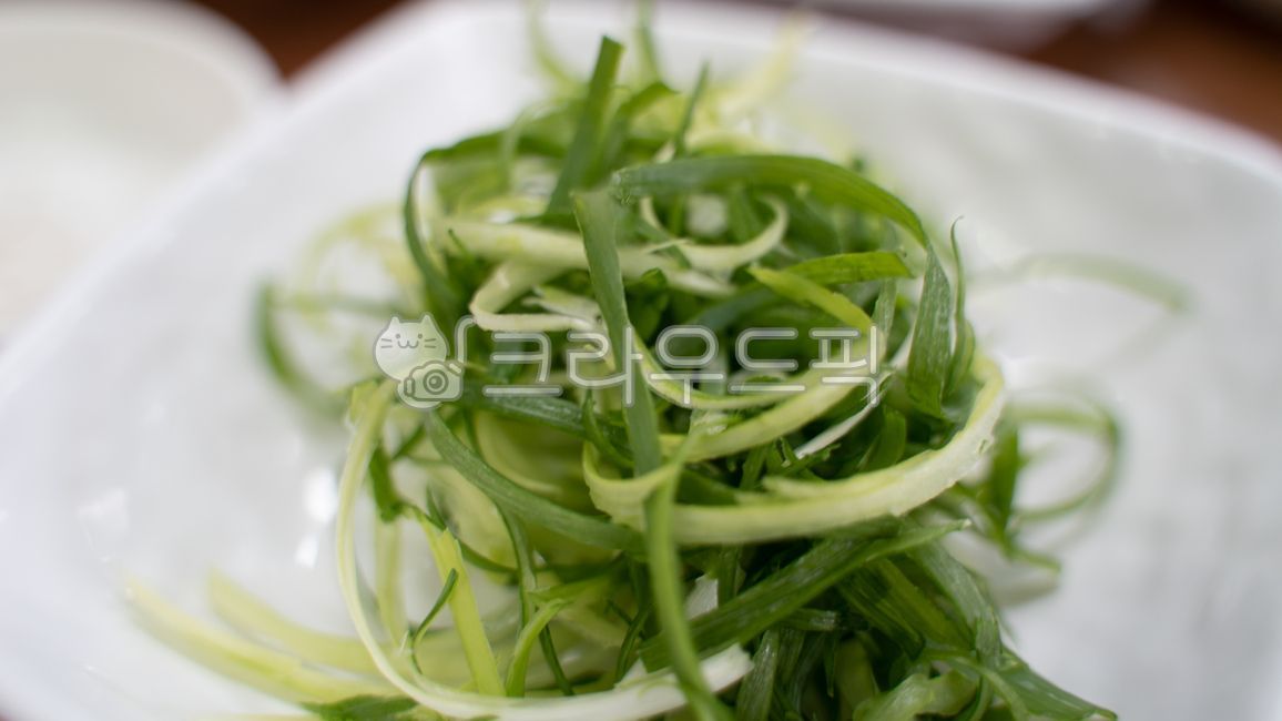 음식, food, 파절이, 파, 대파, 사진,이미지,일러스트,캘리그라피 - 도마필름작가