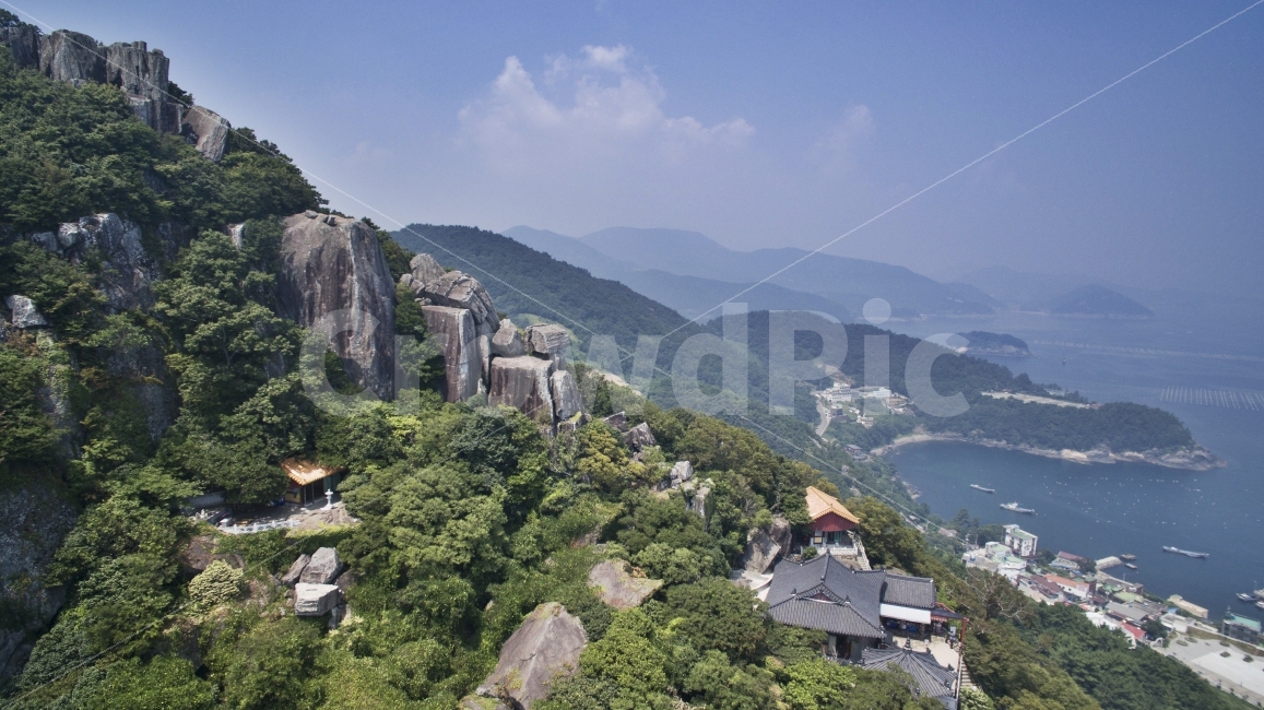여수,향일암,돌산도,사찰,항공촬영,자연,풍경,nature,landscape,종교,신앙,religion,belief,faith,outdoors,옥외,scenery,경치