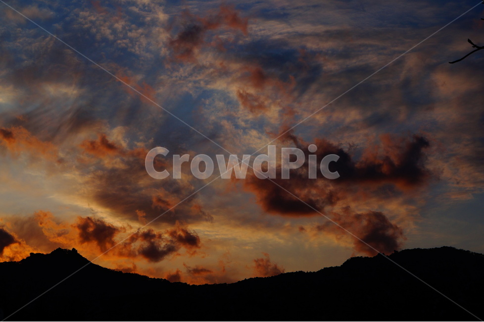 석양,노을,봄,구름,해,해질무렵,자연,풍경,nature,landscape,outdoors,옥외,weather,날씨,sky,하늘,cloud,cumulus,적운