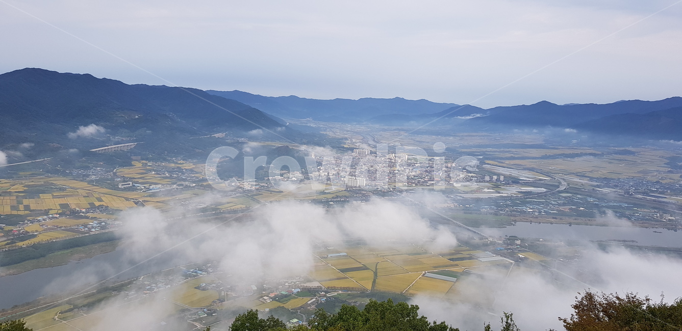 구례,구름,운무,자연,경치,새벽,섬진강,길,들판,시골,마을,풍경,landscape,country,rural,town